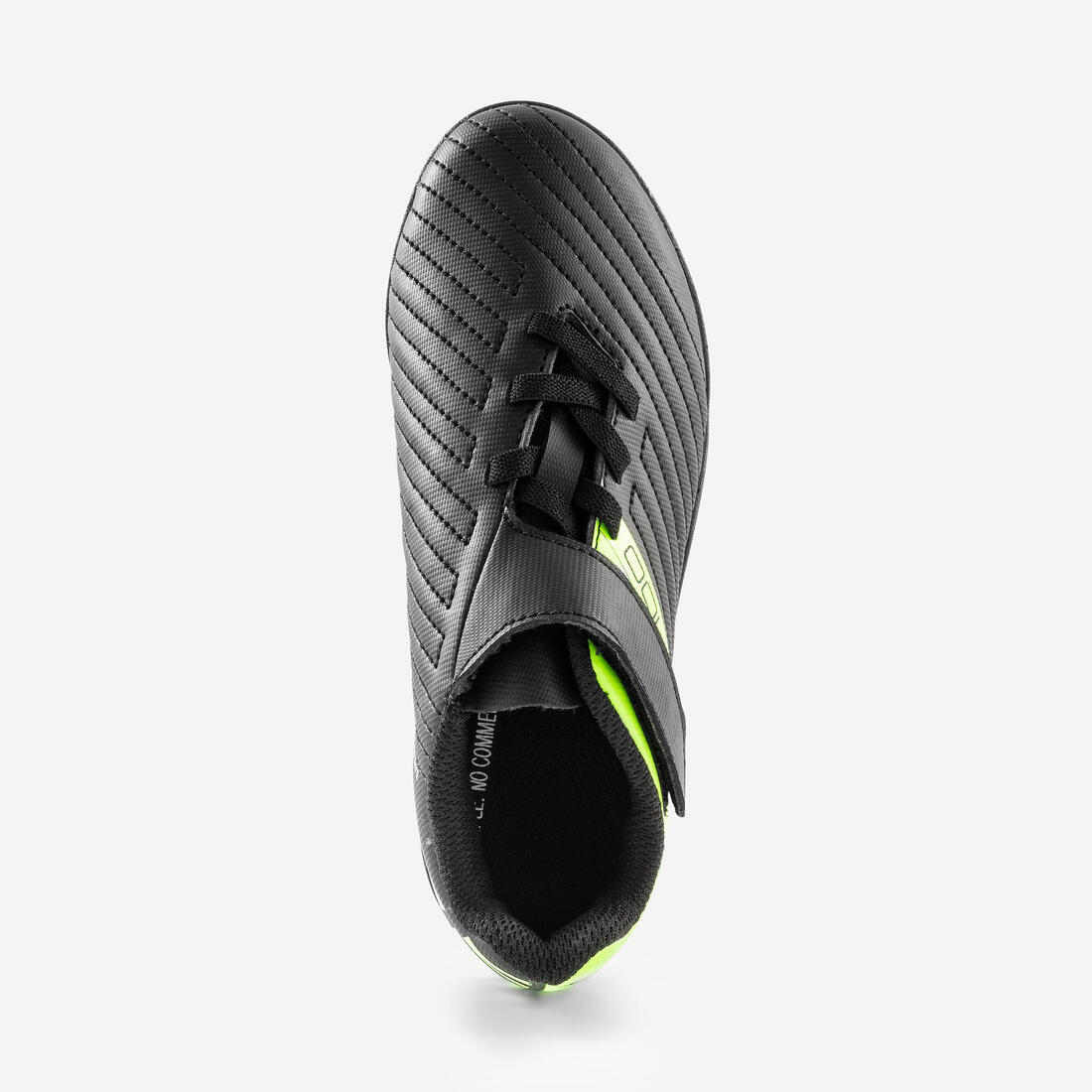 Kids' Football Boots Rip-Tab Moulded Studs Black & Yellow - Agility 100 — تصویر 6