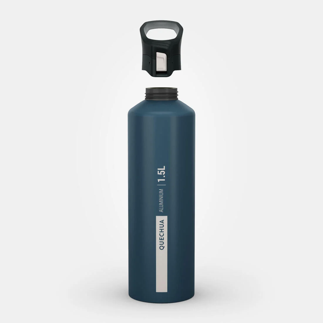 1.5 L aluminium (100% recycled) water bottle with snap-on cap — تصویر 3