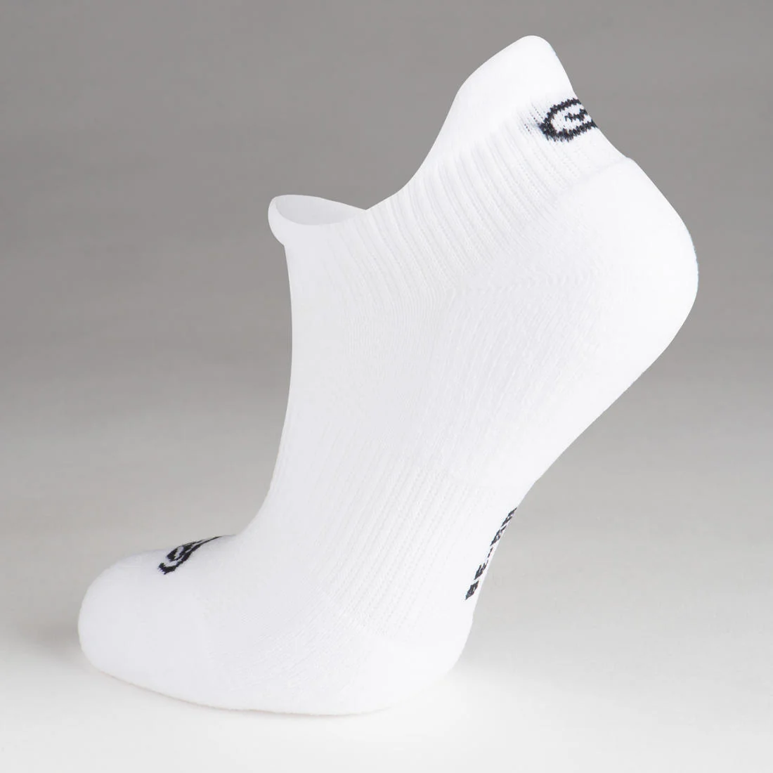 KIPRUN 500 INV kids comfort running socks 2-pack - black and white — تصویر 4