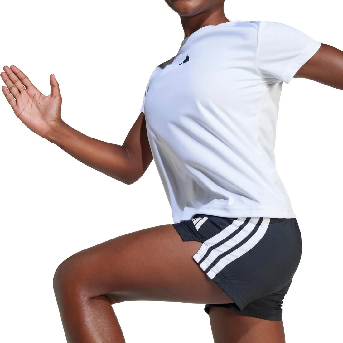 Kids Train Essentials Regular Fit Logo Training T-Shirt , White — تصویر 3