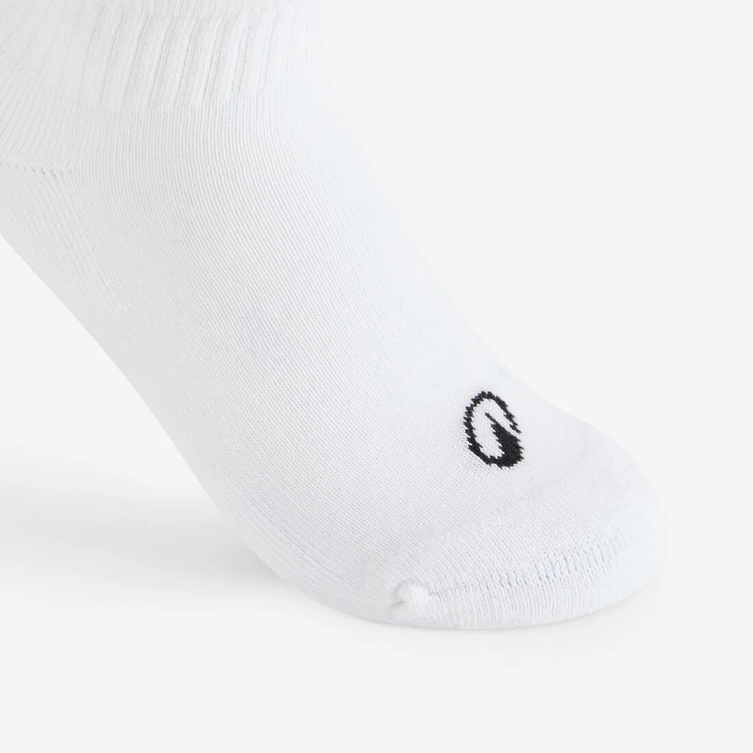 Kids’ mid-calf sports socks, pack of 3, RS 100 white — تصویر 3