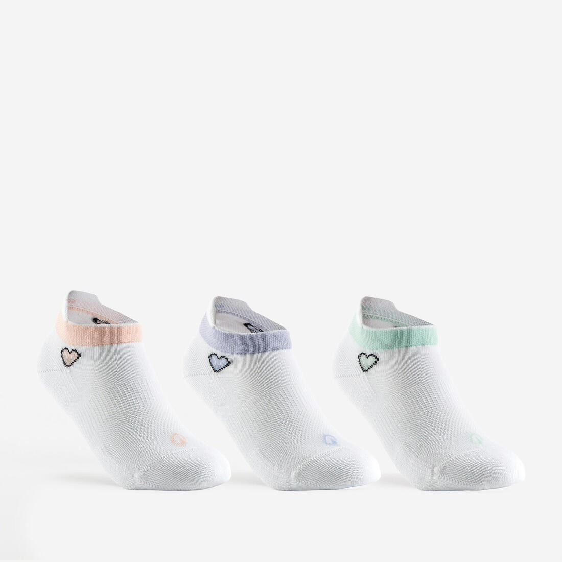 Kids’ Low-Cut Sports Socks Decathlon RS 160, 3-Pack — تصویر 3