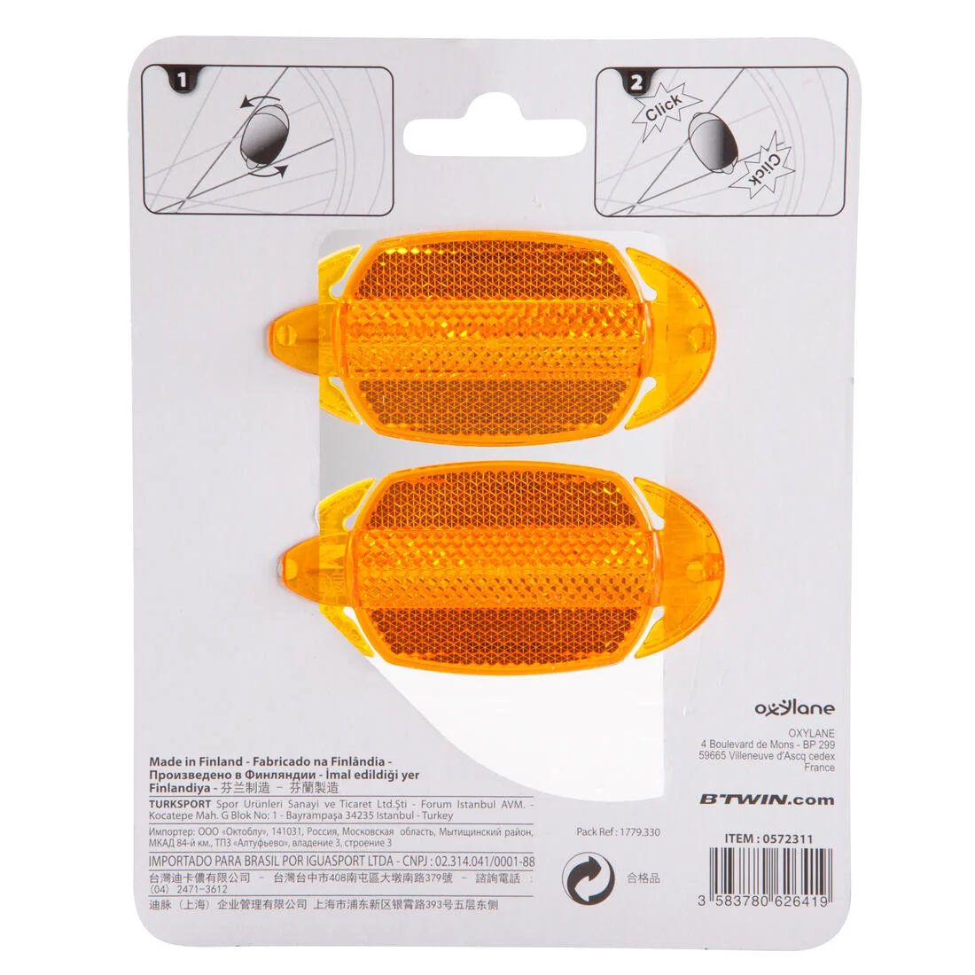 100 Bike Wheel Reflectors — تصویر 3