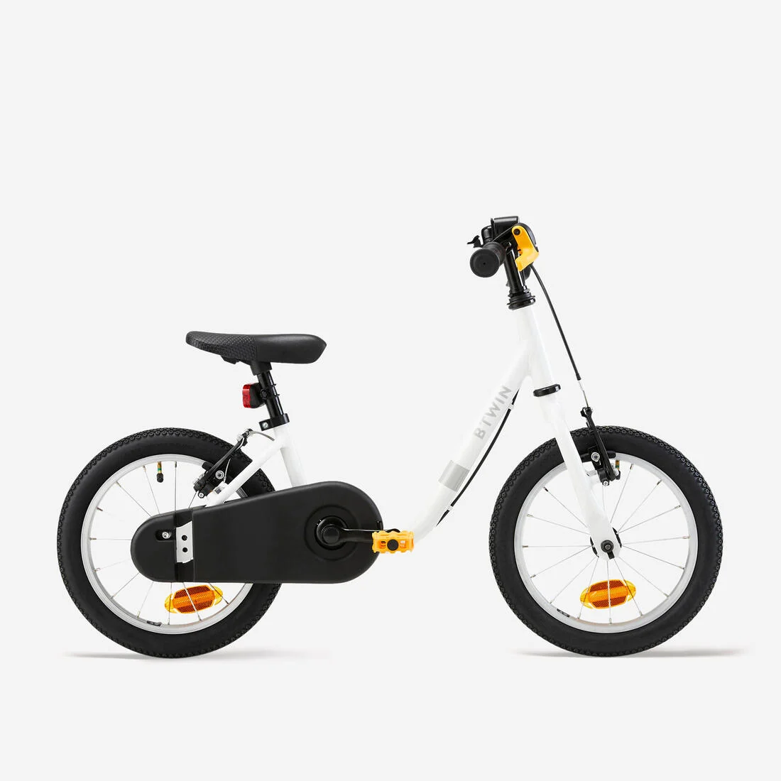 Kids' 3-5 Years 14-Inch Bike Discover 100 - White — تصویر 1