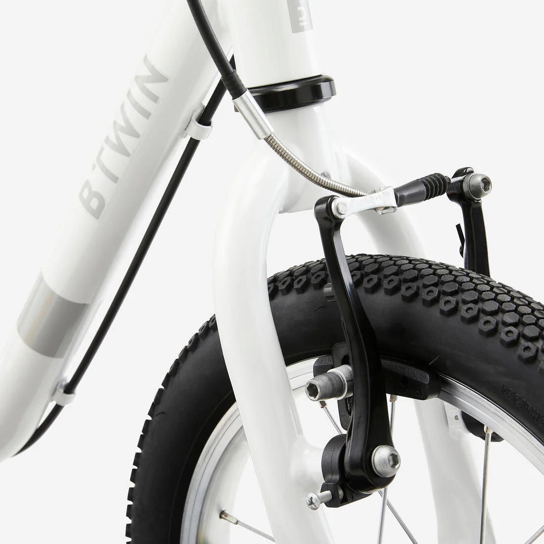 Kids' 3-5 Years 14-Inch Bike Discover 100 - White — تصویر 3