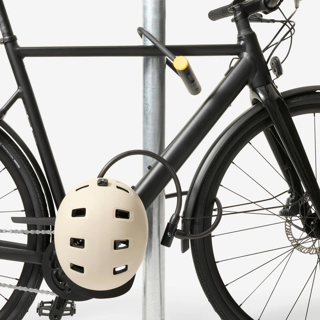 BIKE ACCESSORIES ANTI-THEFT SPIRAL LOCK KEY 120 — تصویر 2