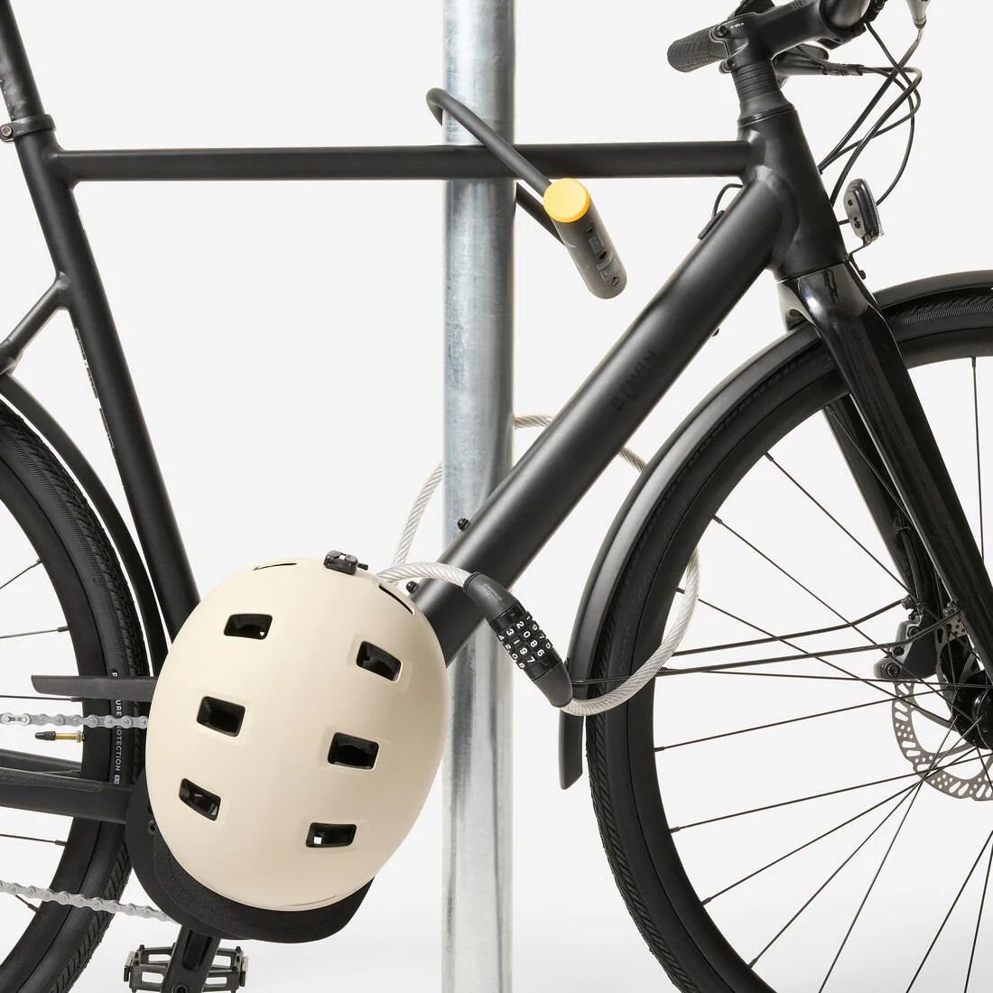 BIKE ACCESSORIES ANTI-THEFT SPIRAL LOCK CODE 120 — تصویر 2