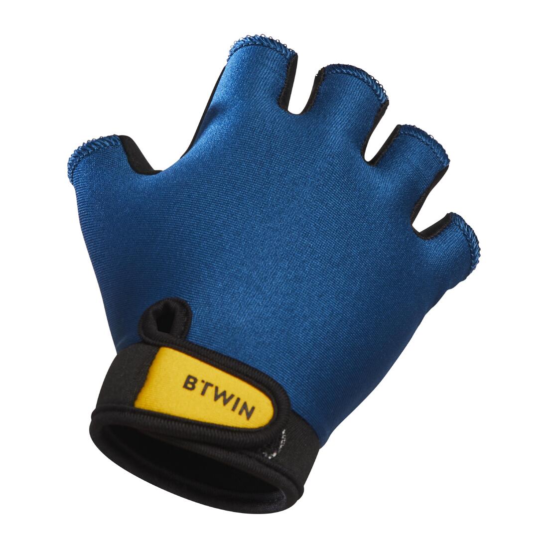 Kids' Fingerless Cycling Gloves - Robot — تصویر 4