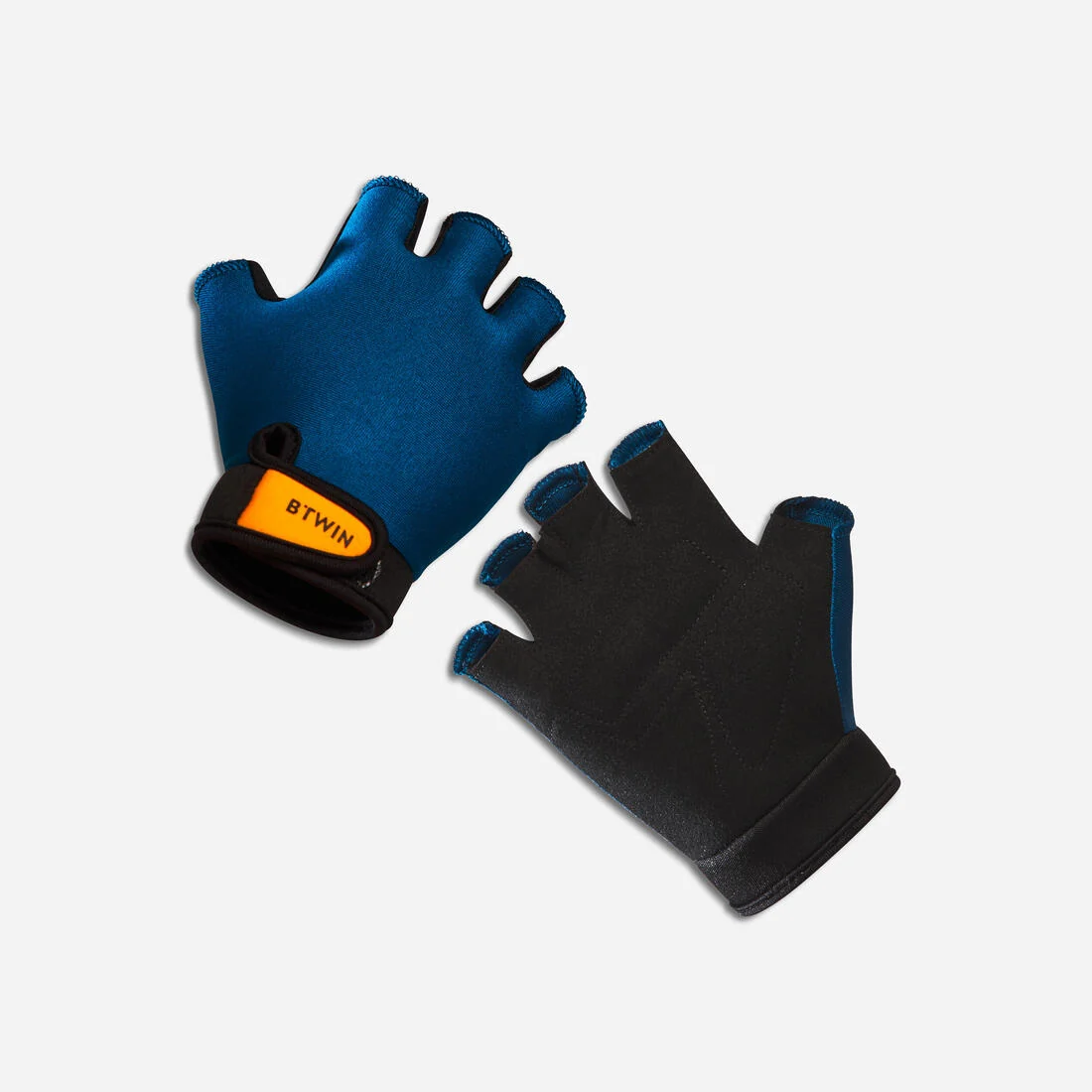 Kids' Fingerless Cycling Gloves - Robot — تصویر 1