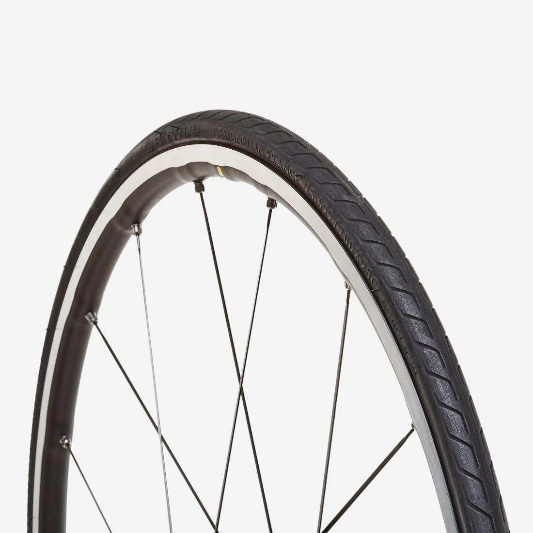 Triban Protect Lightweight Road Bike Tyre 700x25 — تصویر 1