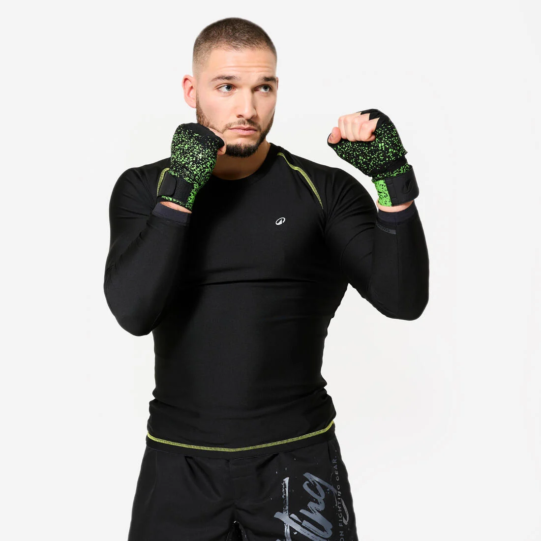 Boxing Wraps 4.5 m - Green/Black — تصویر 4