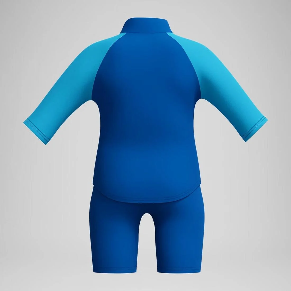 Boys' Learn to Swim Sun Protection Top & Short Blue — تصویر 2