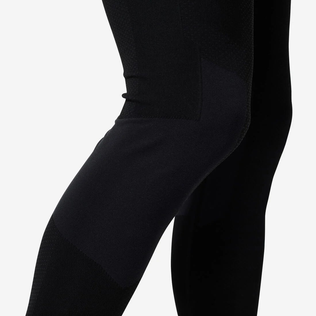 Men's Cross Training Seamless Leggings - Black — تصویر 6