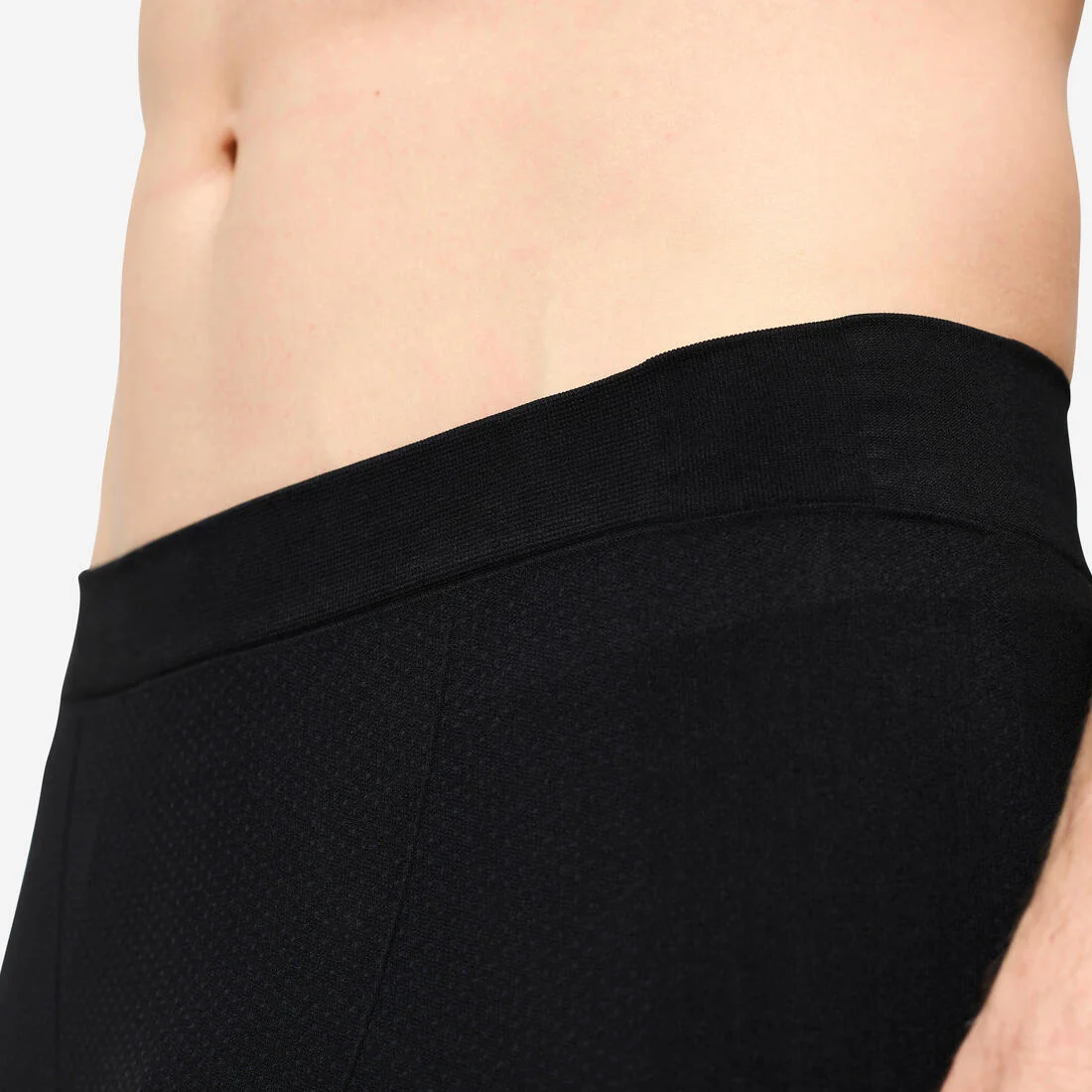Men's Cross Training Seamless Leggings - Black — تصویر 3