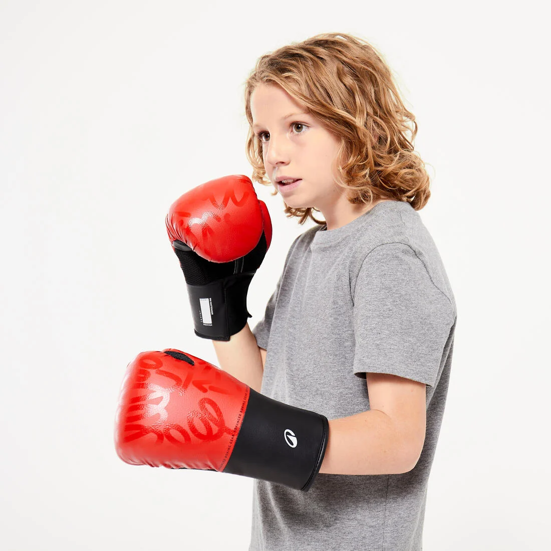 Kids' Boxing Gloves - Red — تصویر 5