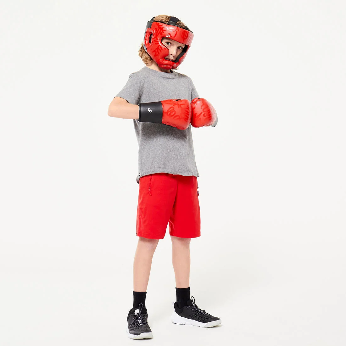 Kids' Boxing Gloves - Red — تصویر 6