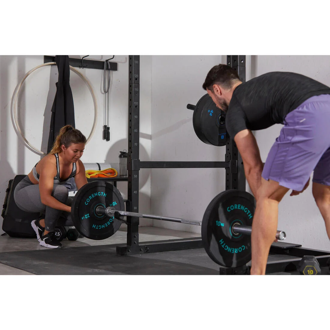 Weightlifting Bumper Disc 20 kg - Inner Diameter 50 mm — تصویر 7