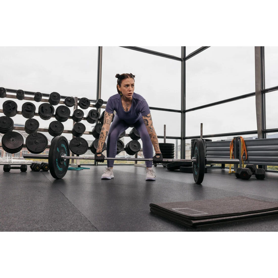 Weightlifting 10 kg 50 mm Inner Diameter Bumper Disc — تصویر 7