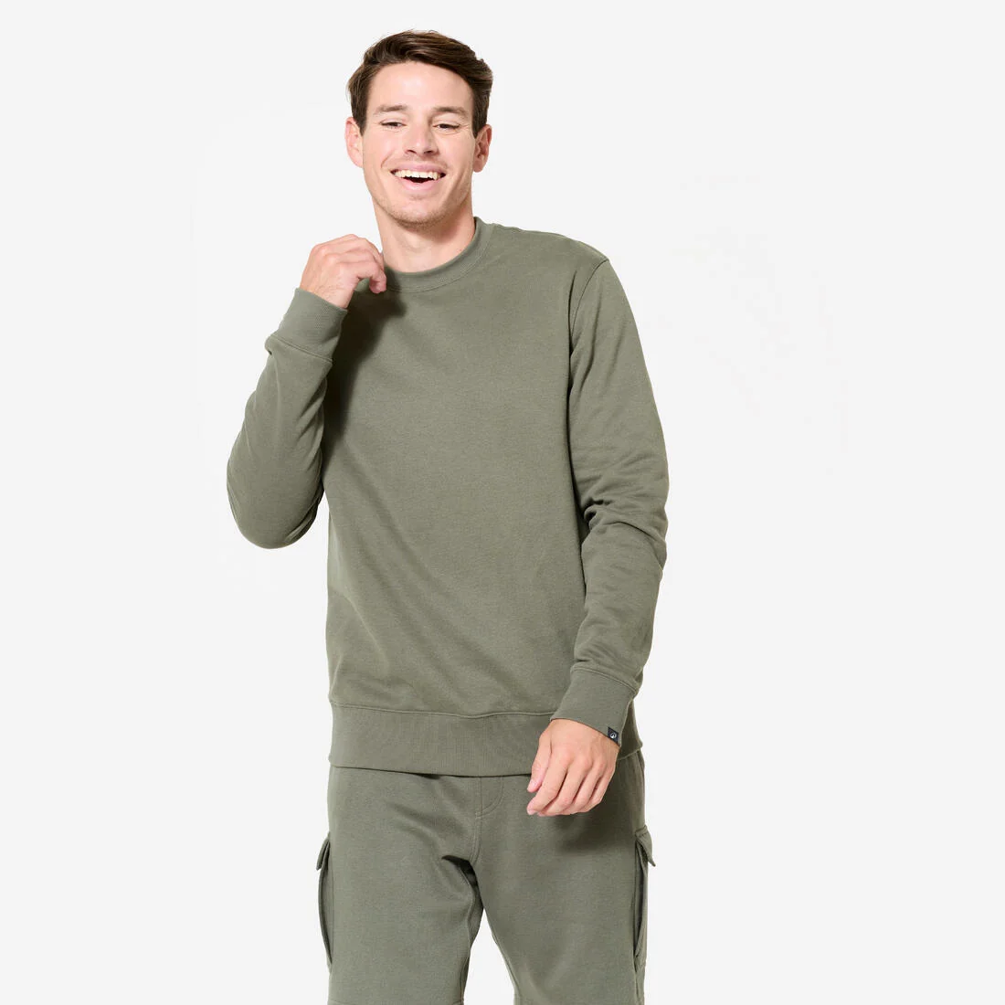 Men's Warm Brushed Fleece Sweatshirt — تصویر 4