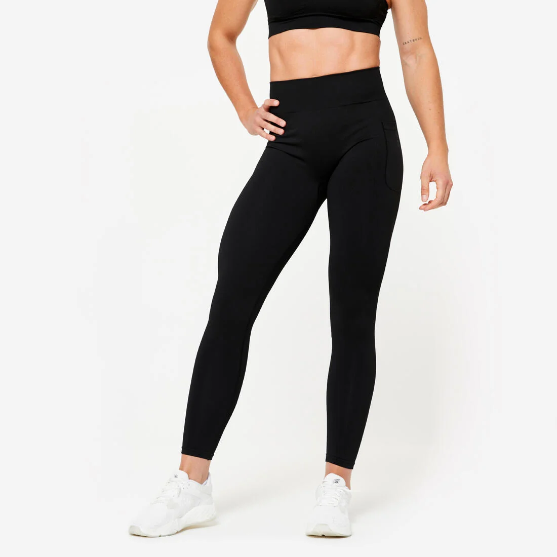 Women's high-waisted seamless push-up sports leggings — تصویر 3