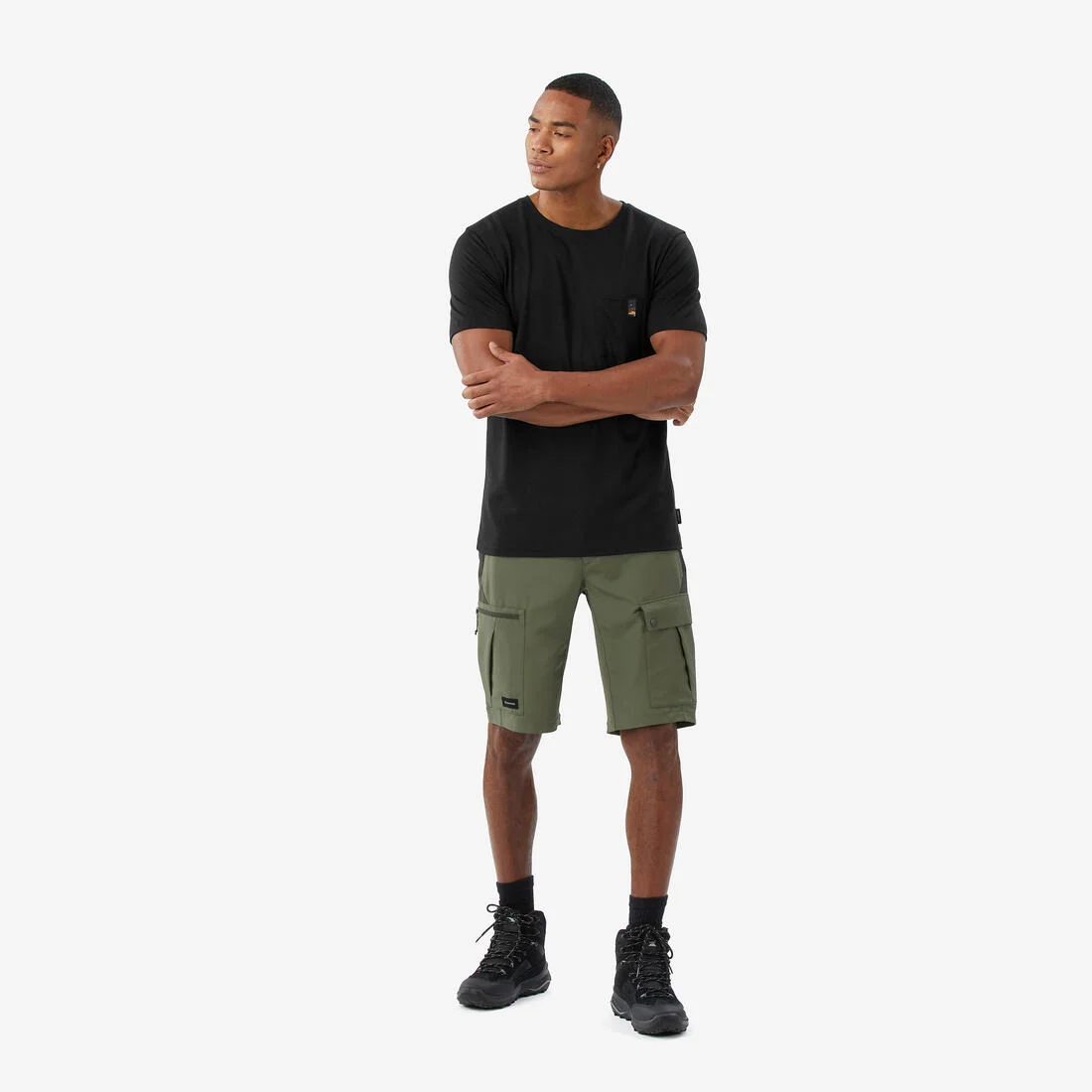 Men's durable trekking shorts - MT500 — تصویر 8