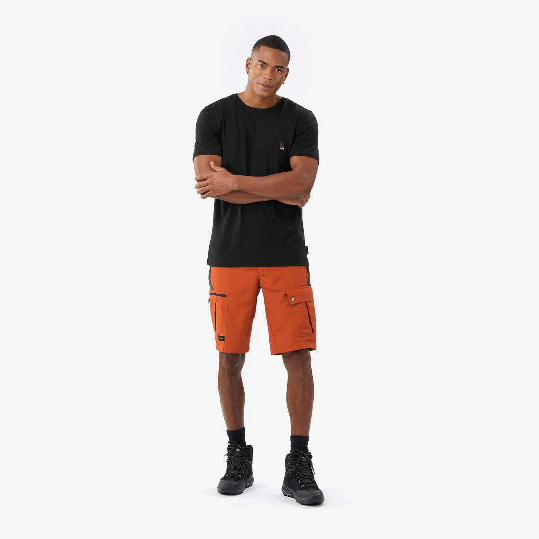 Men's durable trekking shorts - MT500 — تصویر 4