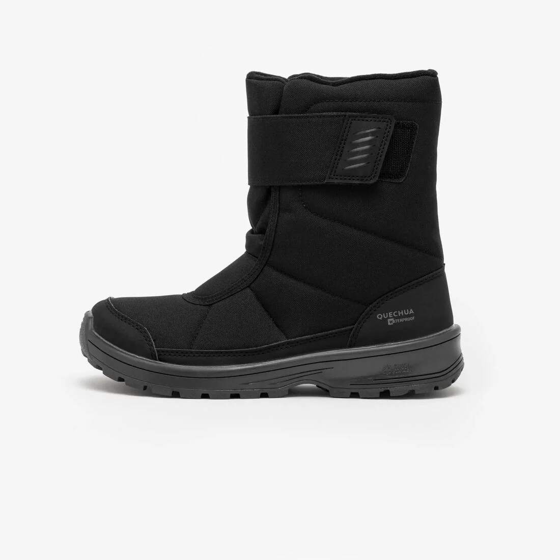 Kids’ warm, waterproof snow boots, sizes UK JR 7-5, SH100 rip-tab — تصویر 2