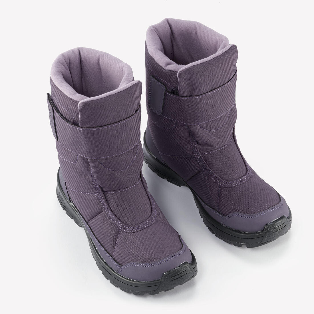Kids’ warm, waterproof snow boots, sizes UK JR 7-5, SH100 rip-tab — تصویر 3