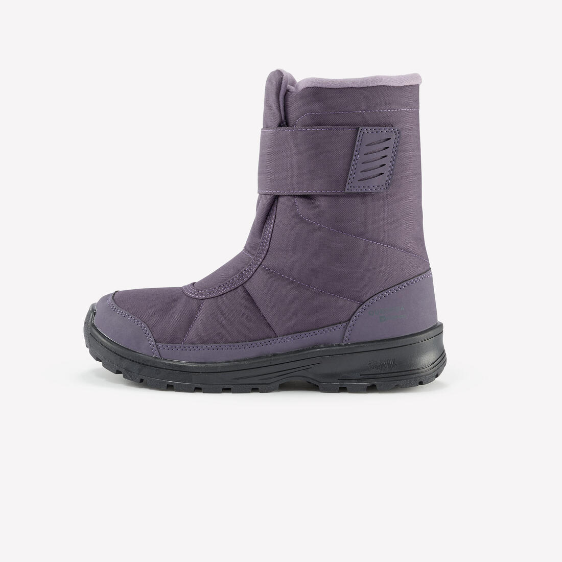 Kids’ warm, waterproof snow boots, sizes UK JR 7-5, SH100 rip-tab — تصویر 1