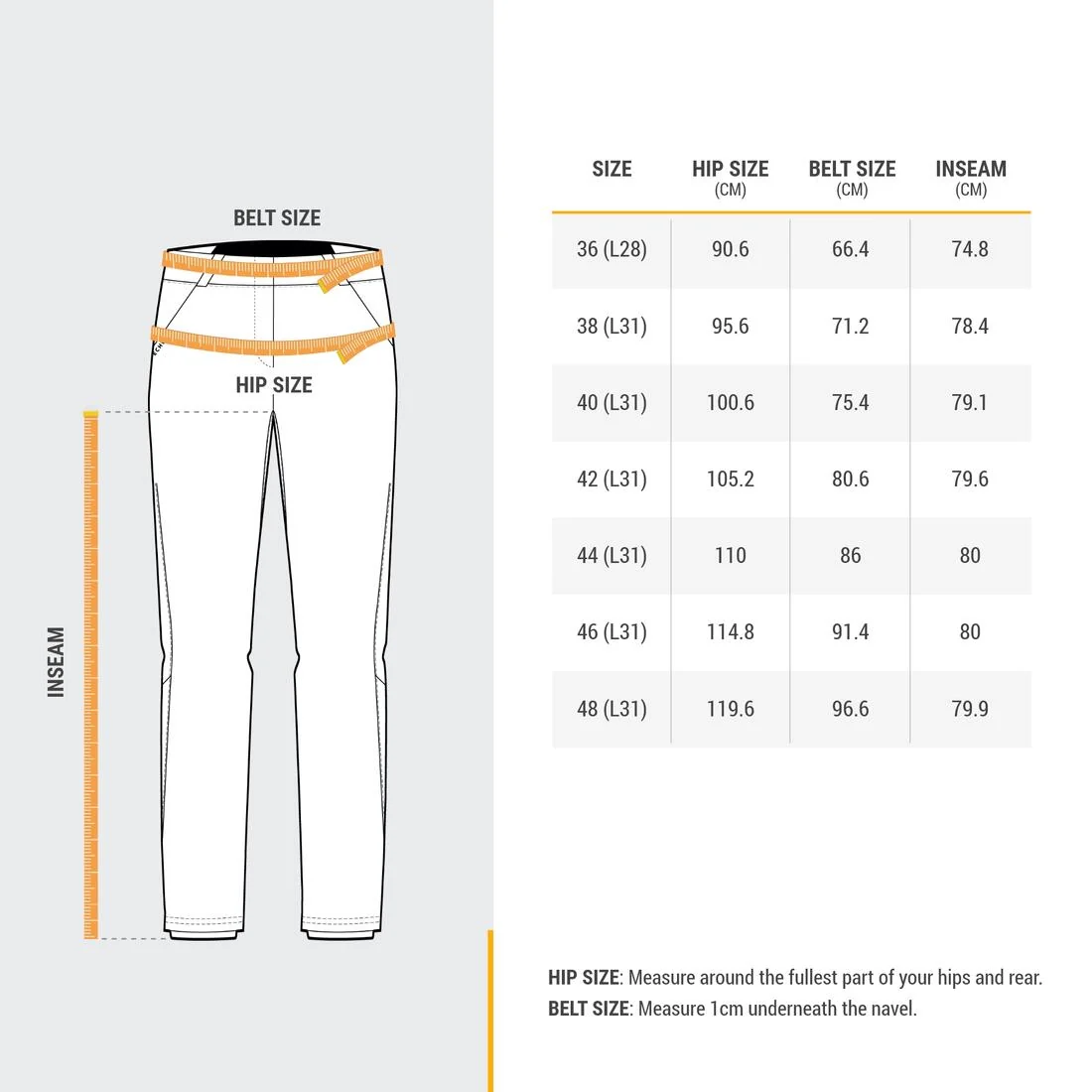 Women's Mountain Walking Trousers MH100 — تصویر 6