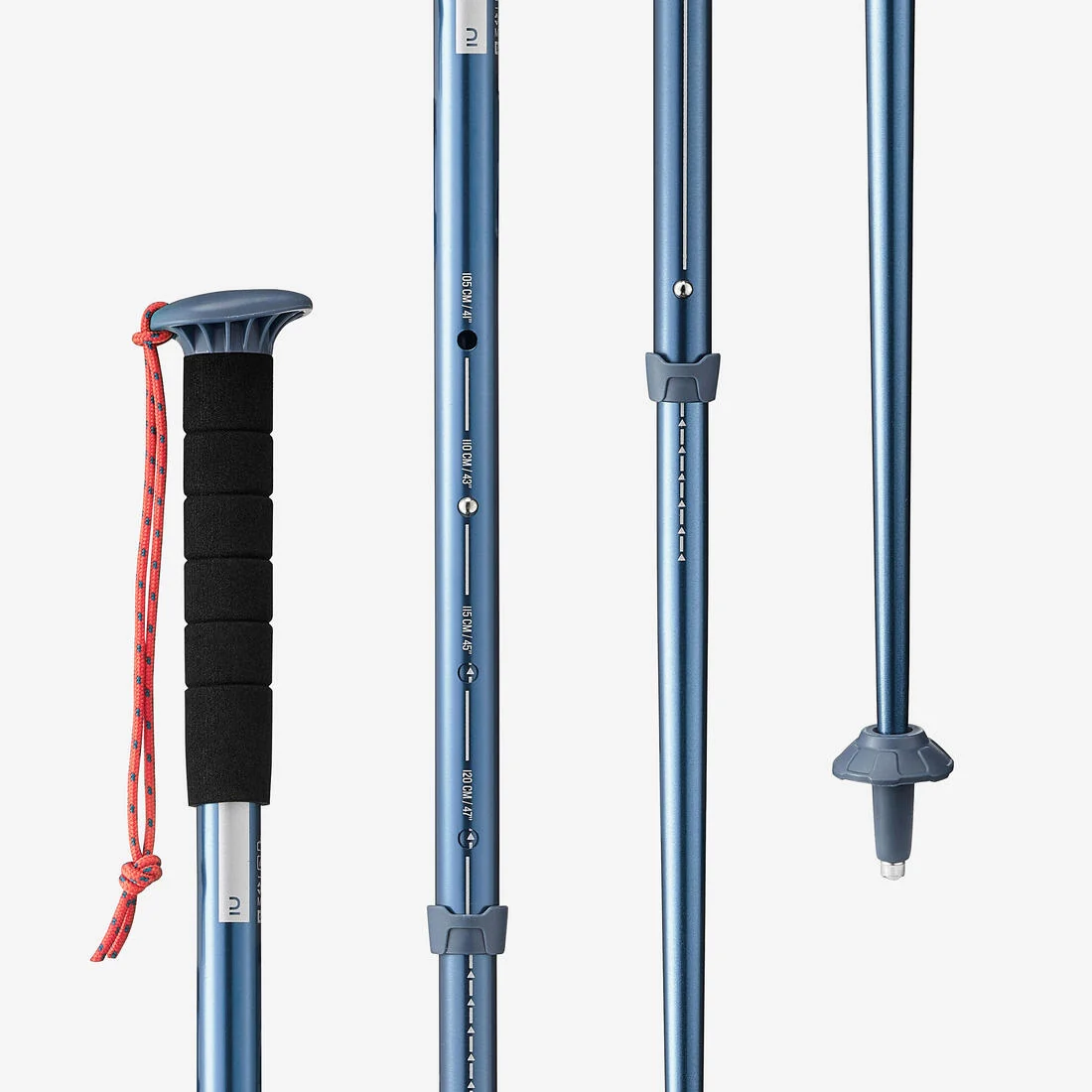 1 affordable hiking pole - MT100 blue — تصویر 2