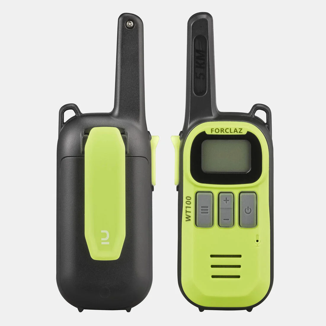 Pair of USB rechargeable walkie talkies - 5 km - WT100 — تصویر 3