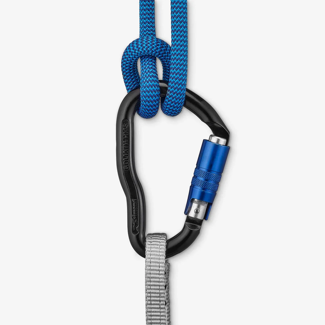AUTOMATIC CLOSING HMS CARABINER - GOLIATH - BLACK — تصویر 3