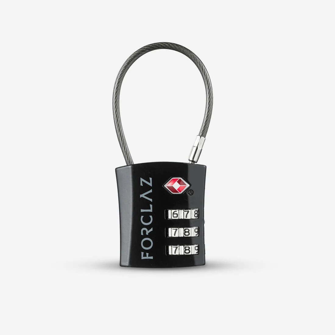 Cable travel combination lock, Travel TSA - Black — تصویر 1