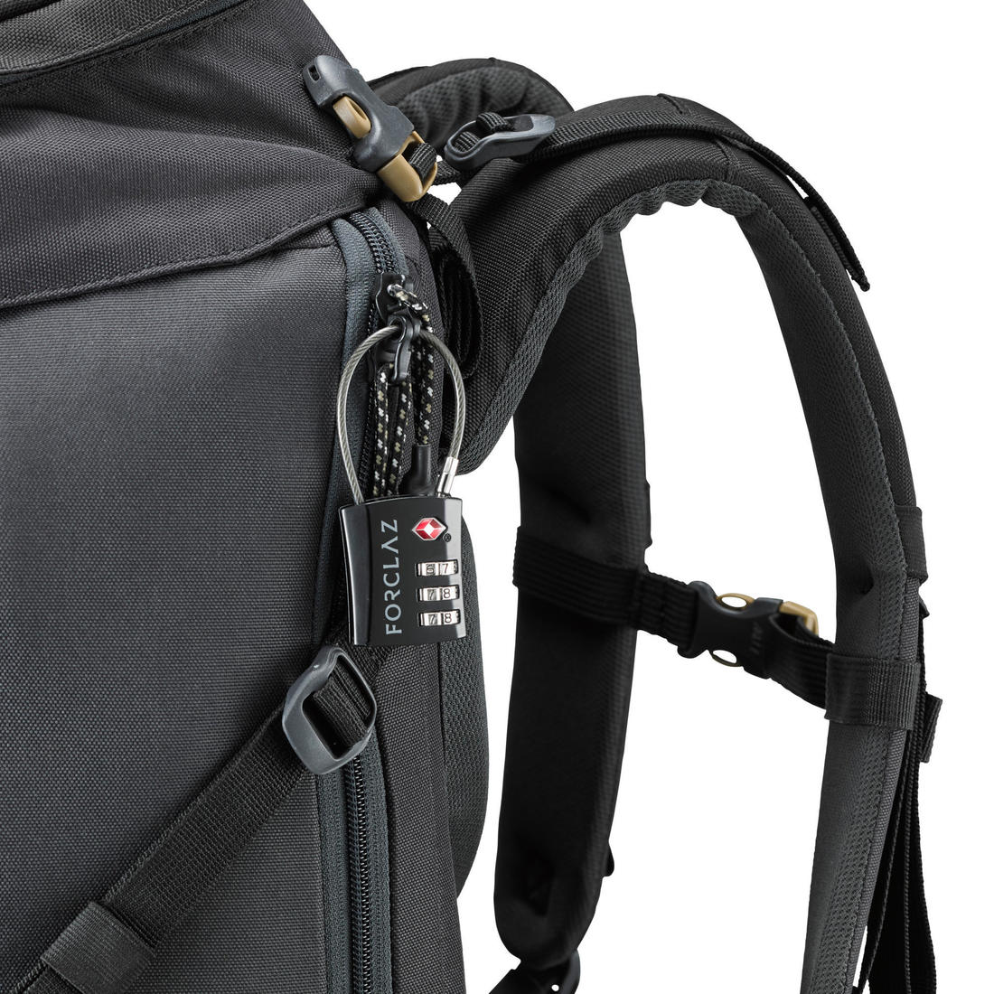 Cable travel combination lock, Travel TSA - Black — تصویر 7