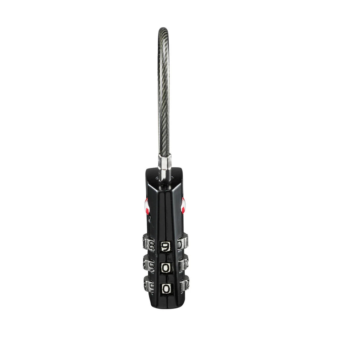 Cable travel combination lock, Travel TSA - Black — تصویر 2