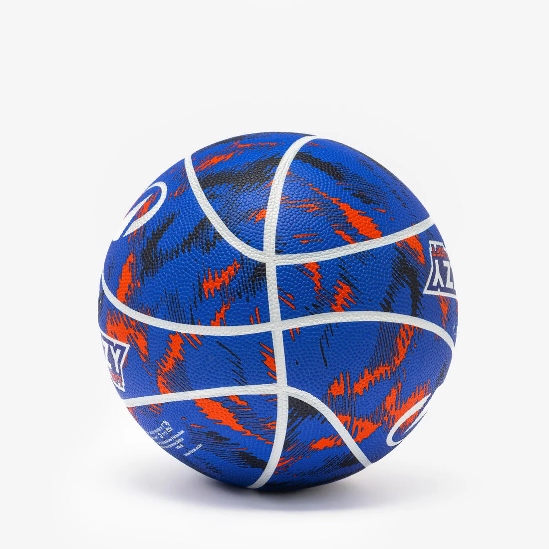 Size 4 Basketball Wizzy K500L - Blue/Red — تصویر 3