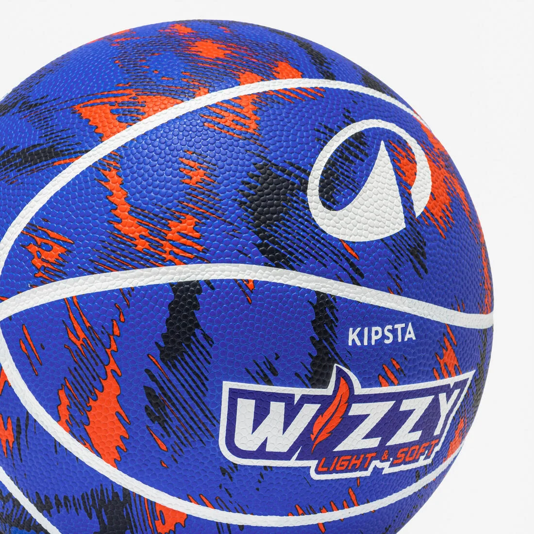 Size 4 Basketball Wizzy K500L - Blue/Red — تصویر 5