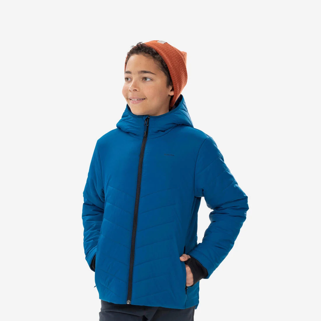 KIDS’ PADDED HIKING JACKET - HYBRID AGED 7-15 — تصویر 2