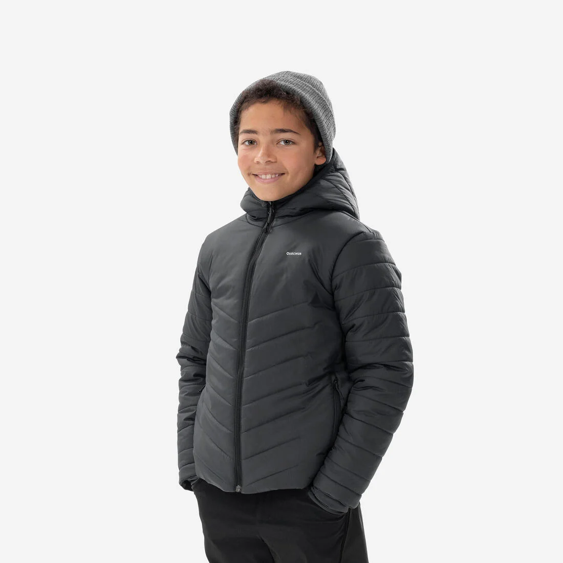 KIDS’ PADDED HIKING JACKET - HYBRID AGED 7-15 — تصویر 3
