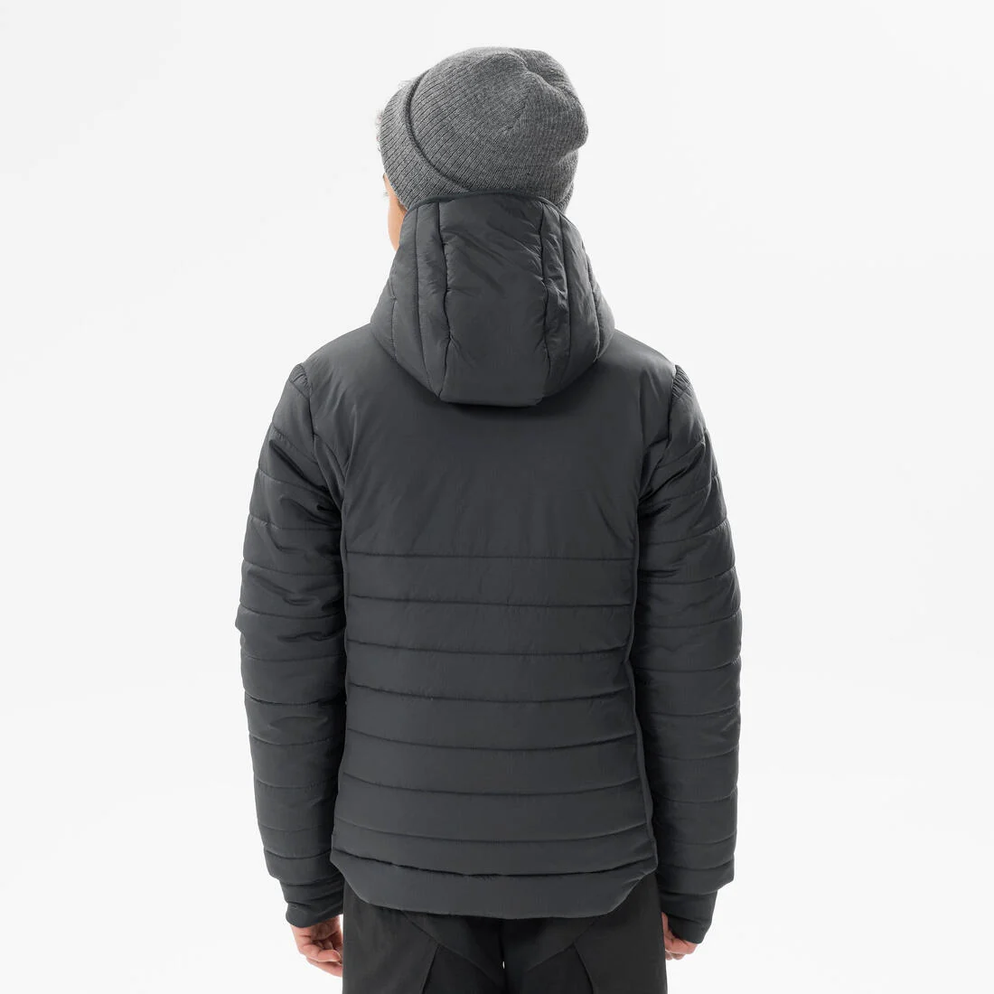 KIDS’ PADDED HIKING JACKET - HYBRID AGED 7-15 — تصویر 8