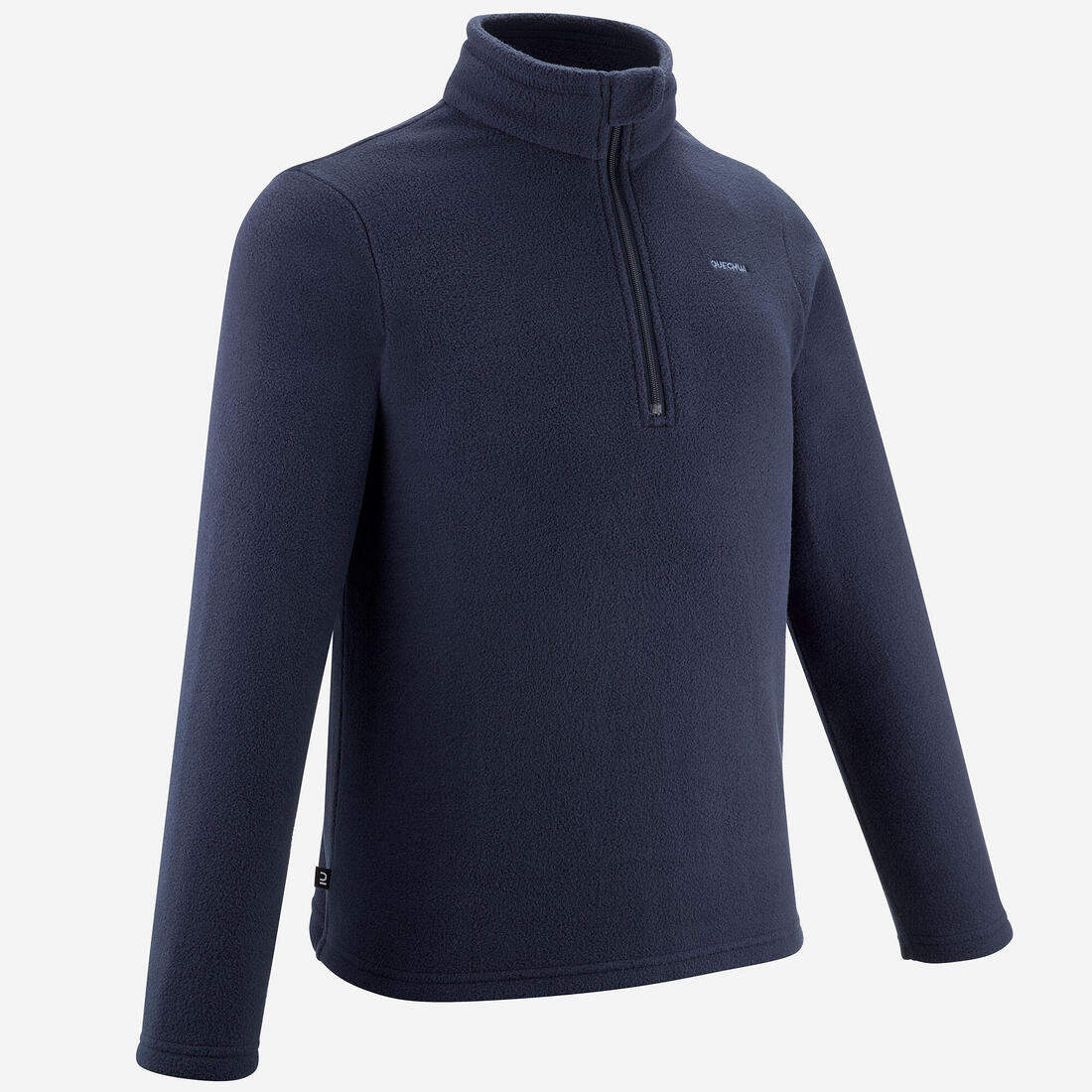 Kids’ hiking fleece jacket MH100 Half Zip - 7-15 years — تصویر 4