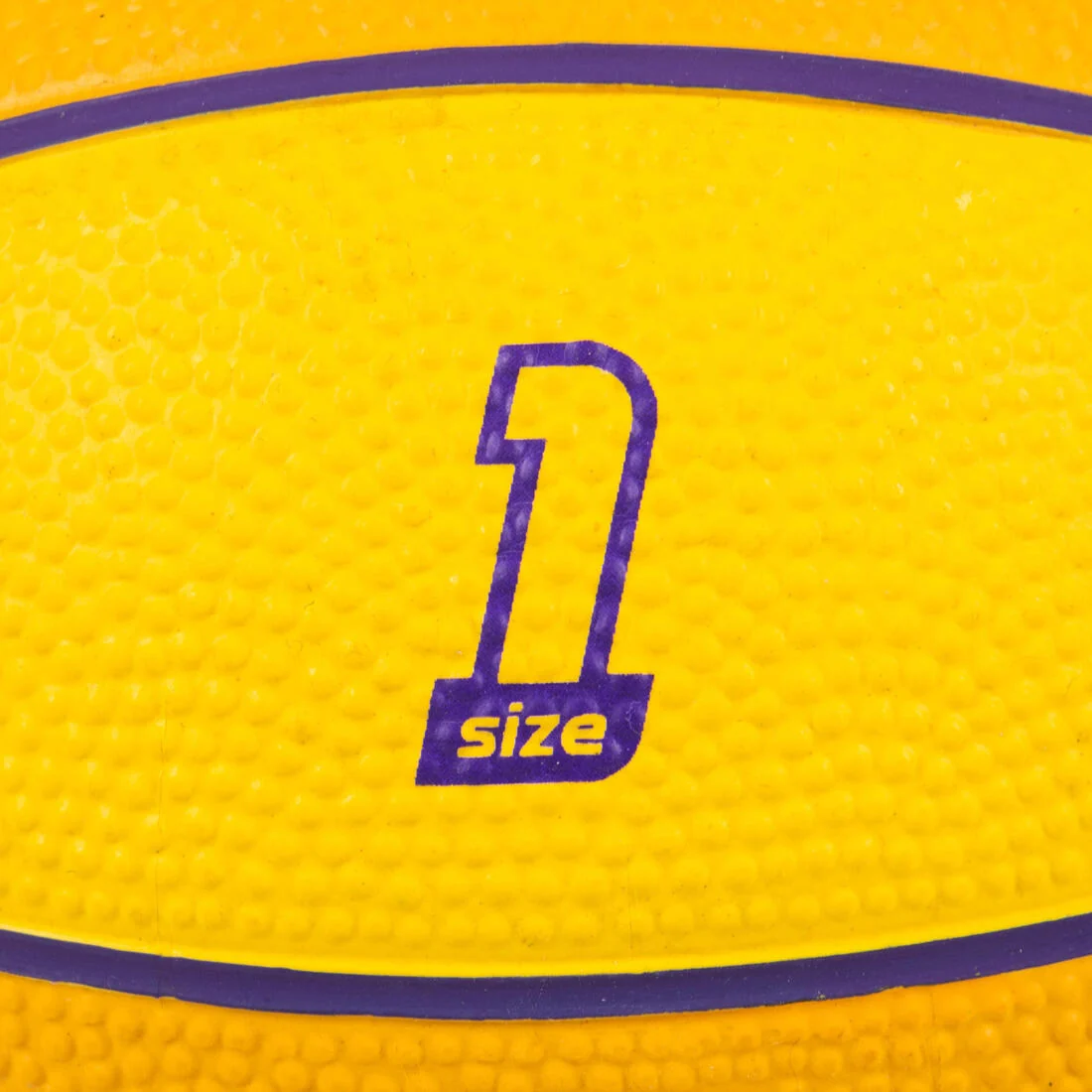 Kids' Basketball Size 1 K100 Rubber — تصویر 8