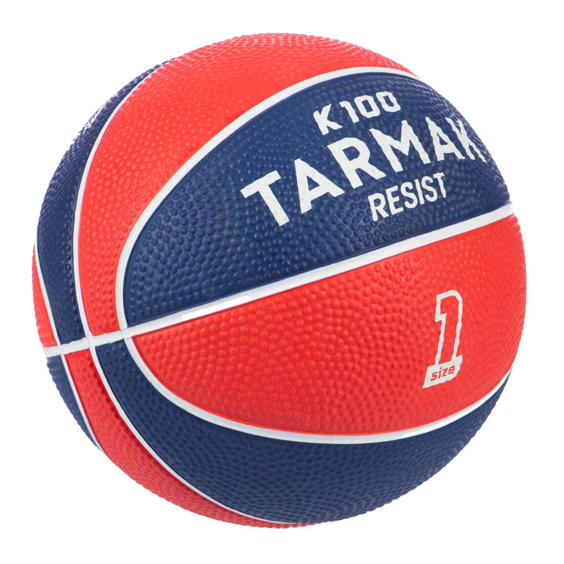 Kids' Basketball Size 1 K100 Rubber — تصویر 5