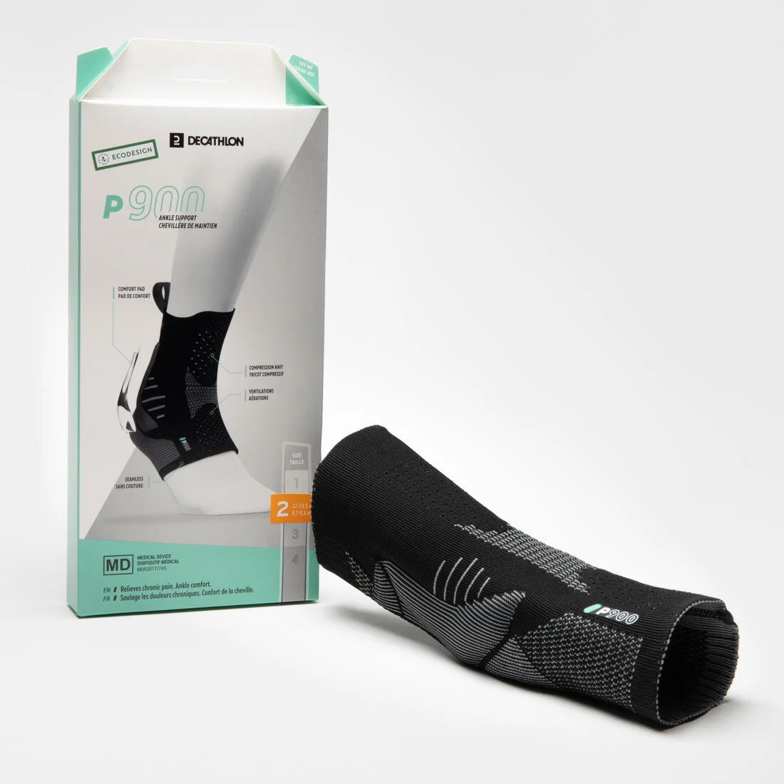 Adult Ankle Support P900 - Black — تصویر 3