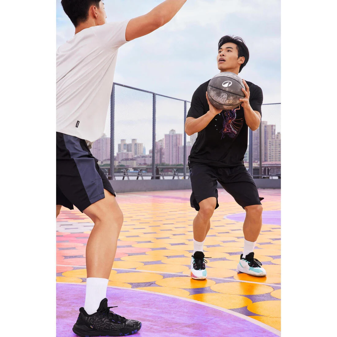 Size 7 Basketball FIBA Control Match BT500 — تصویر 6