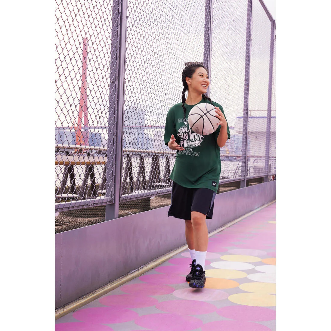 Size 6 Basketball FIBA Control Match BT500 — تصویر 3