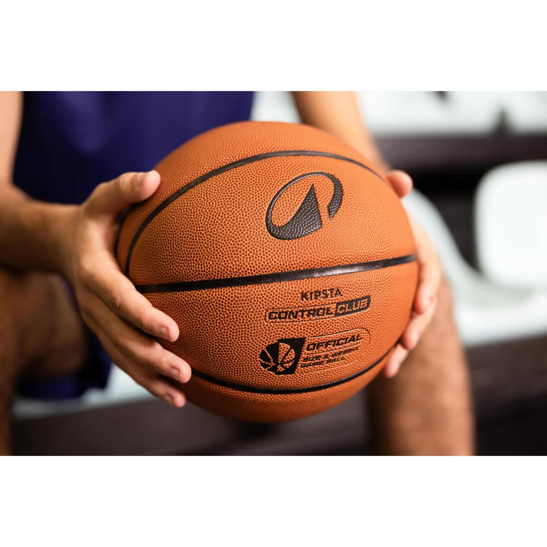 Size 7 Basketball Control Club BT100 - Brown — تصویر 5