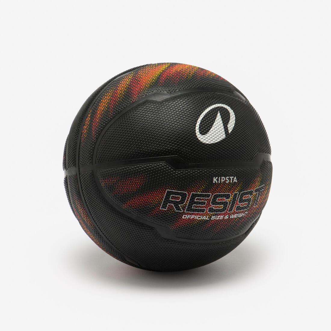 Size 5 Basketball Resist R500 - Black/Orange — تصویر 3