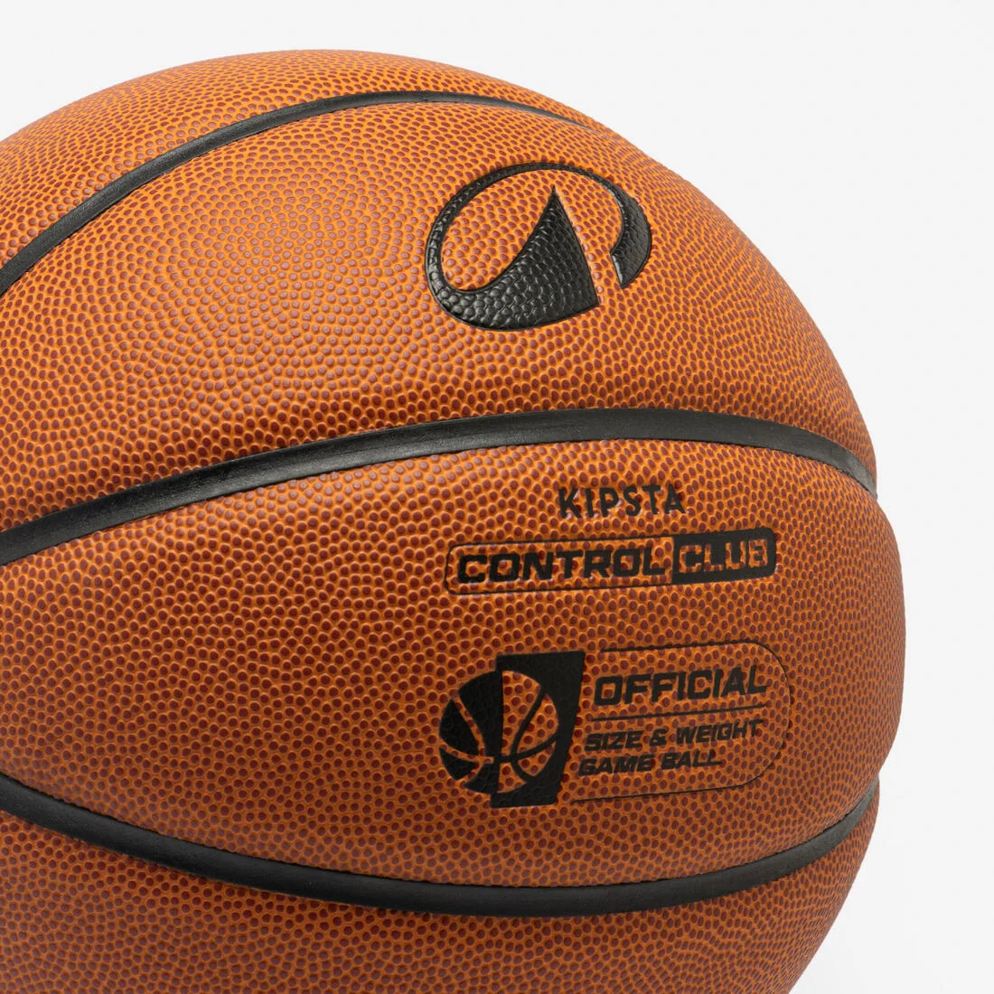 Size 5 Basketball Control Club BT100 - Brown — تصویر 3